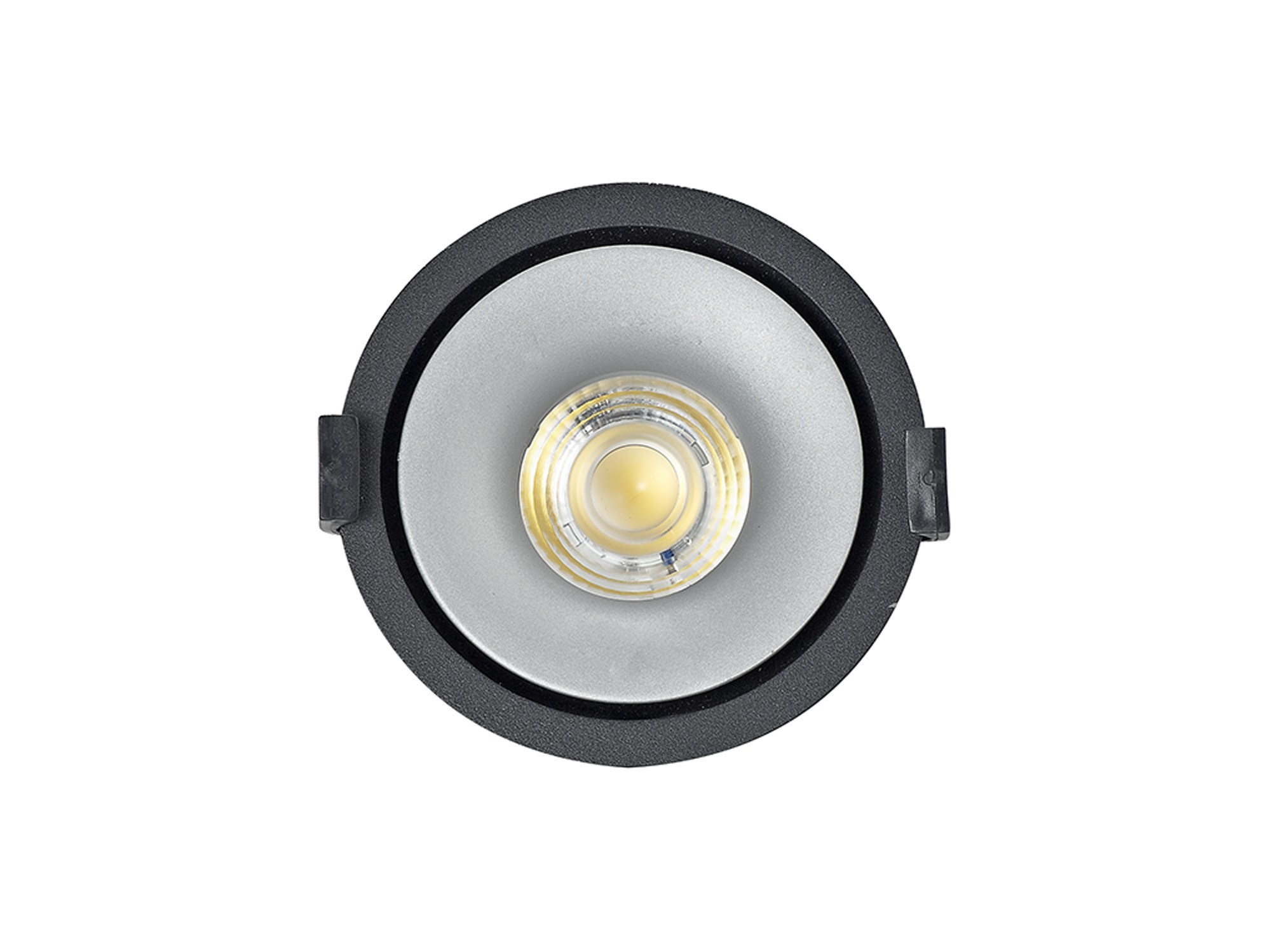 Bolor 9 Tridonic Powered 9W 3000K 840lm 24° CRI>90 LED Engine Black/Silver Fixed Recessed Spotlight, IP20 DM202062  Dlux Bolor 9